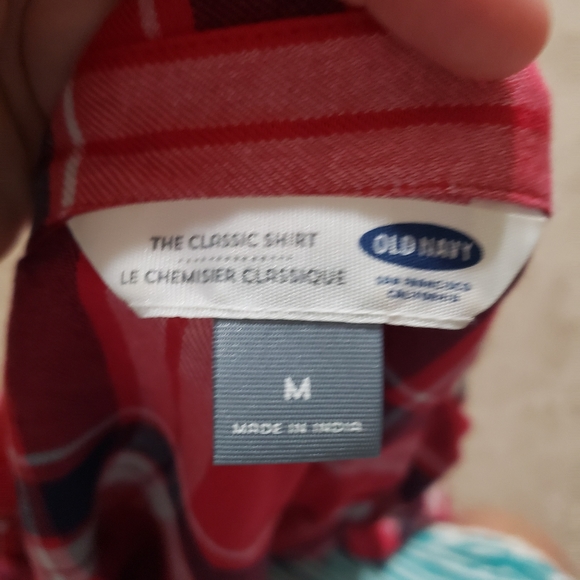 Old Navy m insanely soft plaid top the classic shirt flannel - Picture 4 of 6